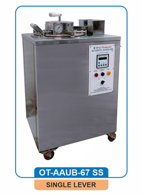 AUTOMATIC AUTOCLAVE SINGLE LEVER